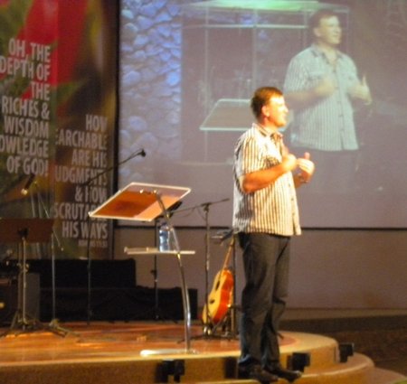 Peter sharing at CityHill Church 6th March 2011