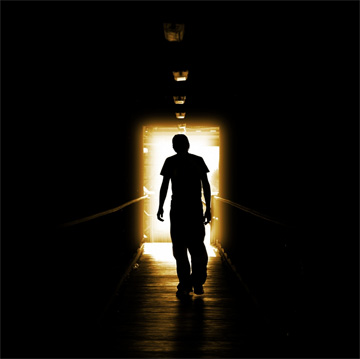 Walking in darkness through the light
