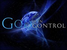 GOD is in control