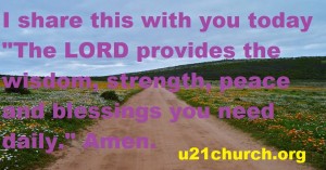 u21church - 130 The LORD PROVIDES