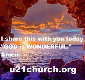 u21church - 166 GOD IS WONDERFUL